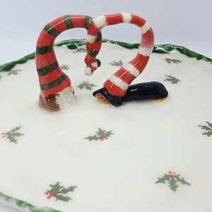 Tacsis mázas kerámia tányér - művészet - szobor - kerámia - Meska.hu