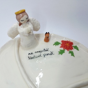 Mázas kerámia tányér, Művészet, Szobor, Kerámia, Kerámia, MESKA