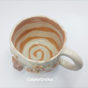 Mázas kerámia  bögre - művészet - szobor - kerámia - Meska.hu