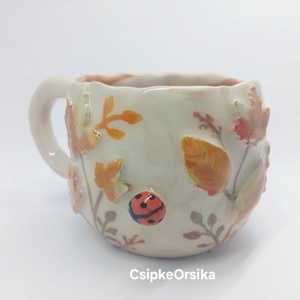 Mázas kerámia  bögre - művészet - szobor - kerámia - Meska.hu