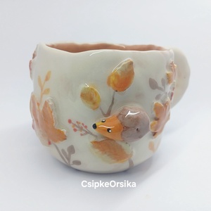 Mázas kerámia  bögre - művészet - szobor - kerámia - Meska.hu