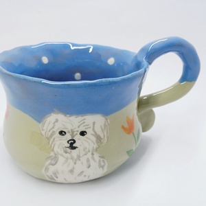 Mázas kerámia  bögre, Művészet, Szobor, Kerámia, Kerámia, Szia!:)
Kb.3dl kerámia  bögre, MESKA