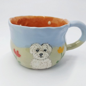 Mázas kerámia  bögre - művészet - szobor - kerámia - Meska.hu