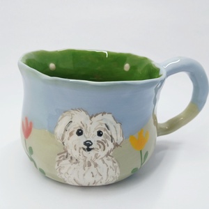 Mázas kerámia  bögre - művészet - szobor - kerámia - Meska.hu