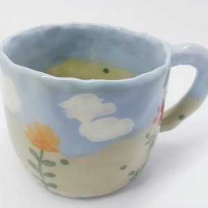 Mázas kerámia  bögre - művészet - szobor - kerámia - Meska.hu