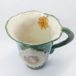 Mázas kerámia  bögre, Művészet, Szobor, Kerámia, Kerámia, MESKA