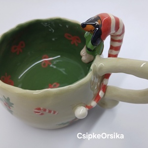 Mázas kerámia  bögre, Művészet, Szobor, Kerámia, Kerámia, MESKA