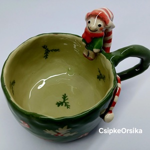 Mázas kerámia  bögre - művészet - szobor - kerámia - Meska.hu