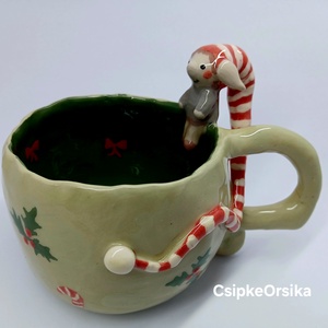 Mázas kerámia  bögre, Művészet, Szobor, Kerámia, Kerámia, MESKA