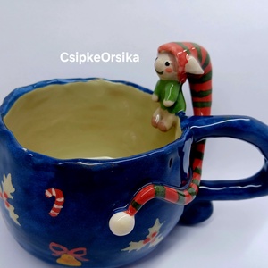 Mázas kerámia  bögre, Művészet, Szobor, Kerámia, Kerámia, MESKA