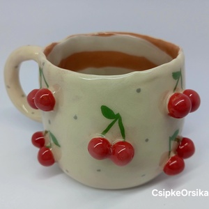 Mázas kerámia  bögre - művészet - szobor - kerámia - Meska.hu