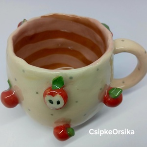 Mázas kerámia  bögre - művészet - szobor - kerámia - Meska.hu