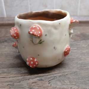 Mázas kerámia  bögre - művészet - szobor - kerámia - Meska.hu