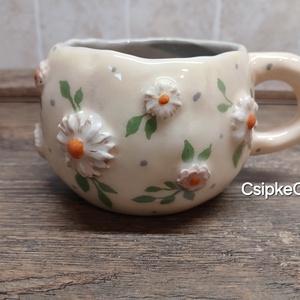 Mázas kerámia  bögre, Művészet, Szobor, Kerámia, Kerámia, MESKA