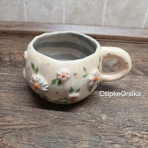 Mázas kerámia  bögre - művészet - szobor - kerámia - Meska.hu