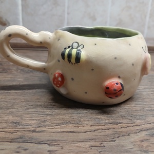 Mázas kerámia  bögre - Meska.hu