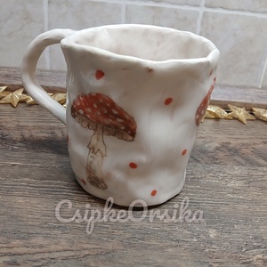 Mázas kerámia  bögre - művészet - szobor - kerámia - Meska.hu