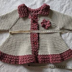 Horgolt kabát kislányoknak - ruha & divat - gyerekruha - gyerek kabát, dzseki - Meska.hu