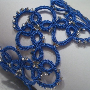 ANETT fekete hajócsipke nyaklánc , horgolt -  - Meska.hu