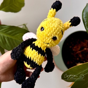 Amigurumi horgolt méhecske - játék & sport - plüssállat & játékfigura - méhecske - Meska.hu