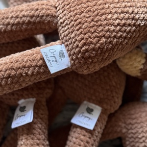 Horgolt Teddy mackó - játék & sport - plüssállat & játékfigura - maci - Meska.hu