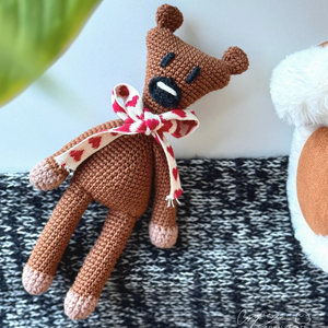 Amigurumi horgolt Teddy maci - Meska.hu
