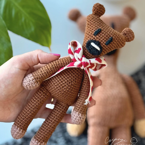 Amigurumi horgolt Teddy maci - játék & sport - plüssállat & játékfigura - maci - Meska.hu