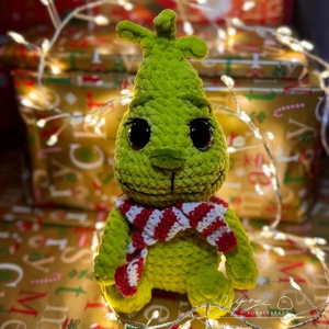 Amigurumi horgolt Grinch - Meska.hu