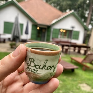 2 cl- es pohárka Bakony mintával - otthon & életmód - konyhafelszerelés, tálalás - tálalás - pálinkás poharak, szettek - Meska.hu