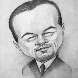 Karikatúra fotóról- Leó, Művészet, Portré & Karikatúra, Karikatúra, Fotó, grafika, rajz, illusztráció, MESKA