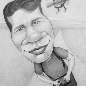 Karikatúra, portré -  - Meska.hu