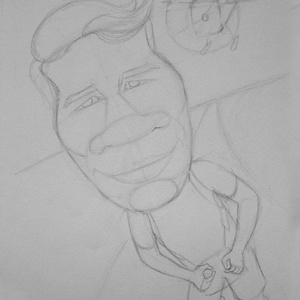 Karikatúra, portré -  - Meska.hu