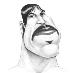 Anthony Kiedis karikatúra - Meska.hu