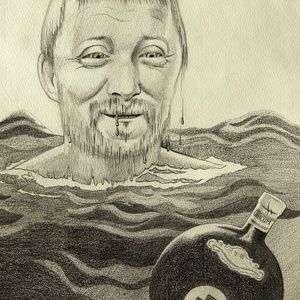 Portré, karikatúra fotóról, Művészet, Portré & Karikatúra, Portré, Fotó, grafika, rajz, illusztráció, MESKA