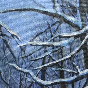 Havas Mátra - művészet - festmény - akril - Meska.hu