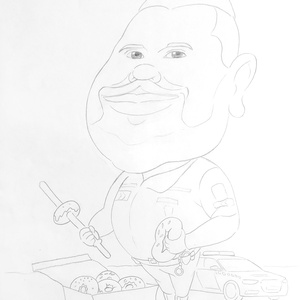 Karikatúra fotóról vázlat - Meska.hu