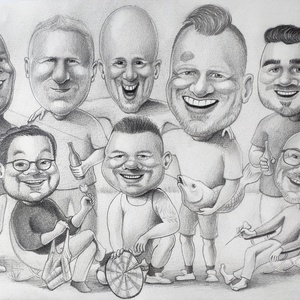 Karikatúra fotóról - kérlek, olvasd el a termékleírást! - Meska.hu