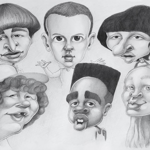 Karikatúra fotóról - kérlek, olvasd el a termékleírást!, Művészet, Portré & Karikatúra, Karikatúra, Fotó, grafika, rajz, illusztráció, MESKA