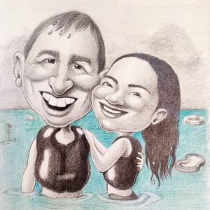 Karikatúra vagy portré fotóról +egy szín - művészet - portré & karikatúra - portré - Meska.hu