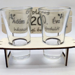 Házassági évfordulós ajándék gravírozva - otthon & életmód - dekoráció - dísztárgy - Meska.hu