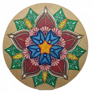 Életerő mandala, kézzel festett kerek falidísz, Otthon & Életmód, Dekoráció, Spiritualitás, Mandala, , MESKA