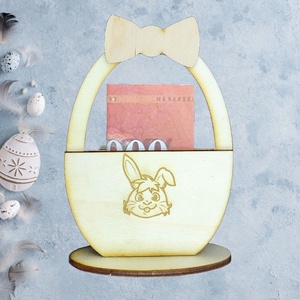 Húsvéti pénzátadó kosár - Meska.hu