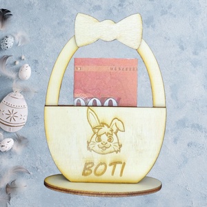 Húsvéti pénzátadó kosár - táska & tok - pénztárca & más tok - pénztárca - gyerek pénztárca - Meska.hu