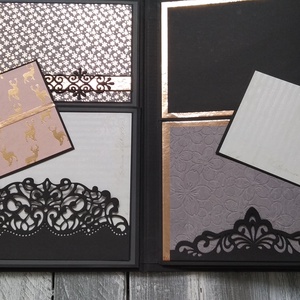 KÉSZLETEN - Rose Gold Csillag - Scrapbook album - otthon & életmód - papír, írószer - album & fotóalbum - Meska.hu