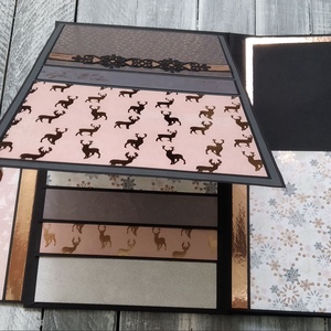 KÉSZLETEN - Rose Gold Csillag - Scrapbook album - otthon & életmód - papír, írószer - album & fotóalbum - Meska.hu