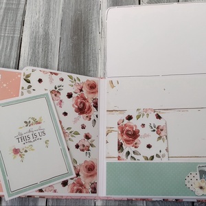 KÉSZLETEN - It was always you (Mindig is te voltál) Scrapbook album - otthon & életmód - papír, írószer - album & fotóalbum - Meska.hu