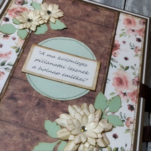 Szuper nagy Családi Scrapbook vintage fotóalbum (130 fotóval) - Meska.hu