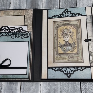 Steampunk wedding - esküvői scrapbook album - otthon & életmód - papír, írószer - album & fotóalbum - Meska.hu