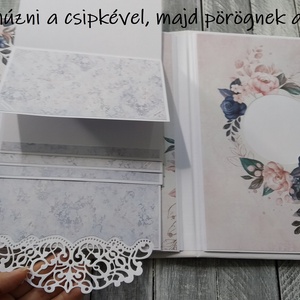 ESKÜVŐRE Szuper nagy scrapbook fotó/emlékalbum  - otthon & életmód - papír, írószer - album & fotóalbum - Meska.hu