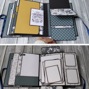 KÉSZLETEN - Emlékek... scrapbook fotó/emlékalbum - otthon & életmód - papír, írószer - album & fotóalbum - Meska.hu